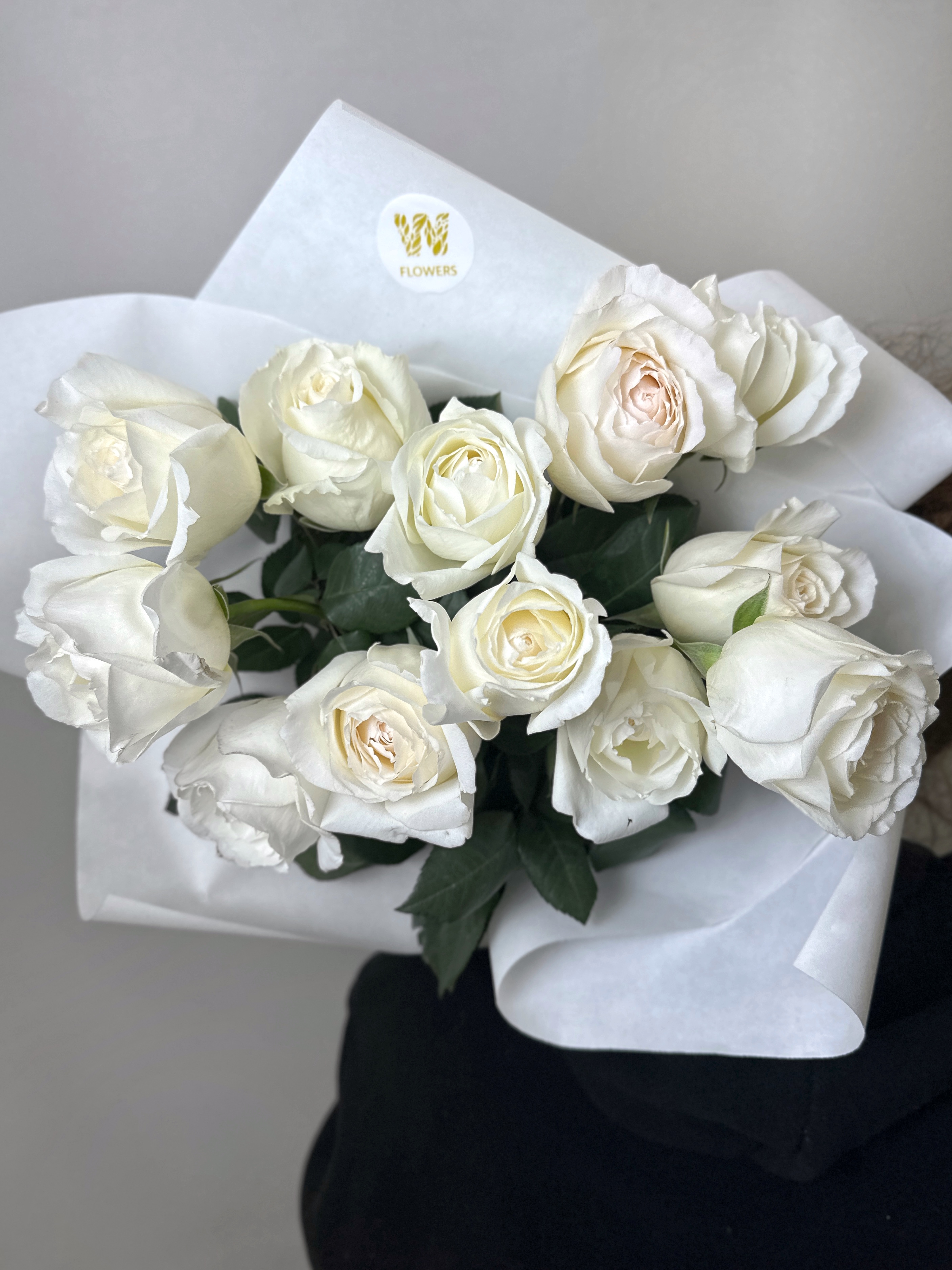Белая роза Принцесса Миюки (поштучно)